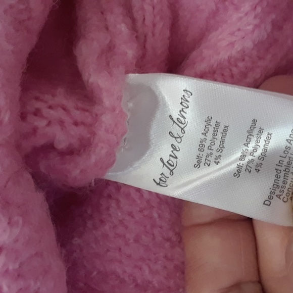 For Love and lemons...CARLY BACKLESS SWEATER..SMALL - Picture 10 of 10